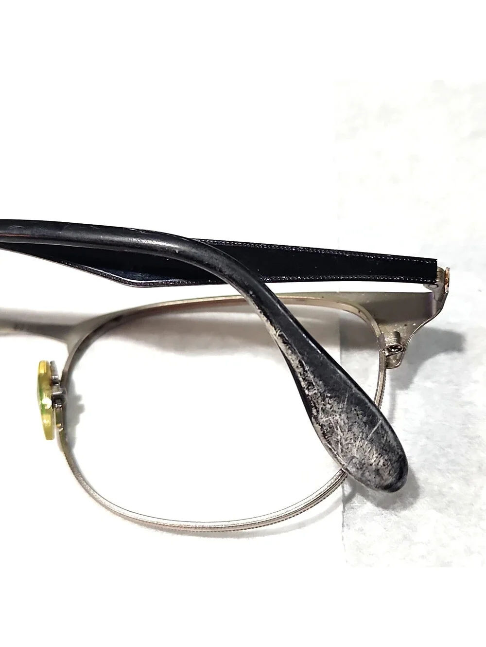 Ray Ban RB6346 2861 Black Metal Silver Eyeglasses 52-19 145